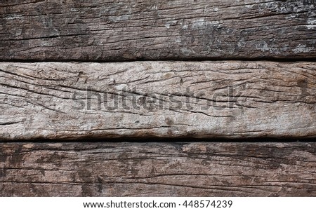 Old wood railway sleepers abstract architecture construction decor vintage wood old surface wood texture natural background design 