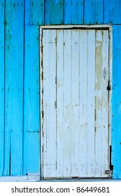 Old Wood Wall And Door