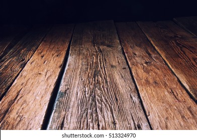 Old wooden background, perspective, copyspace