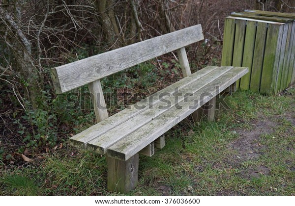 Old Wooden Bench Outside Stock Photo Edit Now 376036600