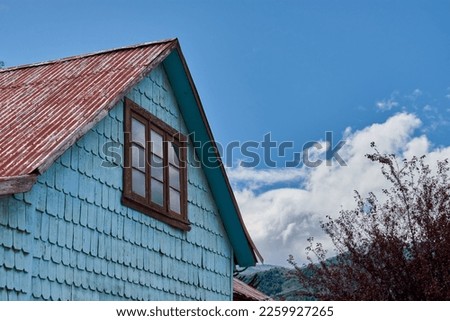 Similar – Image, Stock Photo Blue hut Cloudless sky