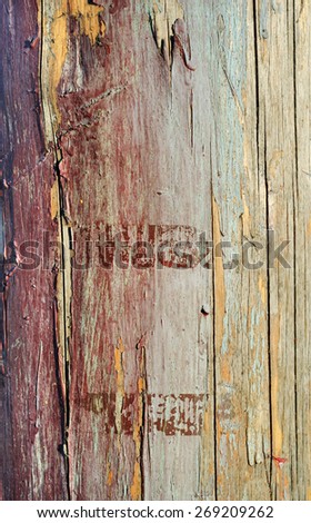 Similar – Foto Bild „S“ ist soweit Holz Wand