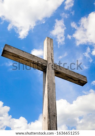 Similar – Image, Stock Photo Credo Christian cross