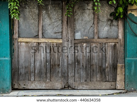 Similar – Image, Stock Photo Stories from the fence .156