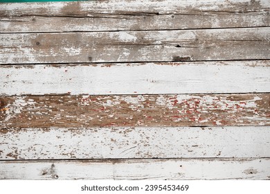 Old wooden fence, barn board, background. - Shutterstock ID 2395453469