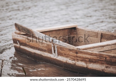 Similar – Image, Stock Photo Yellow fishing boat moored in ocean turquoise water