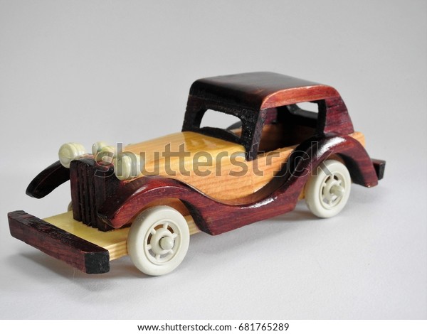 Old Wooden Homemade Car\
Toy