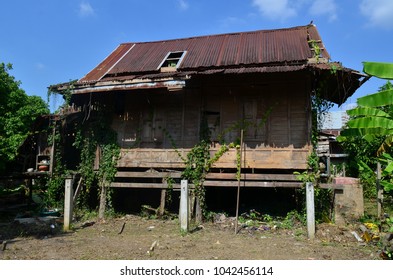 
Old wooden house, abandoned house.