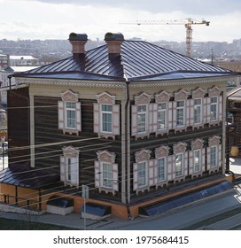 Old Wooden House In The Center Of Irkutsk