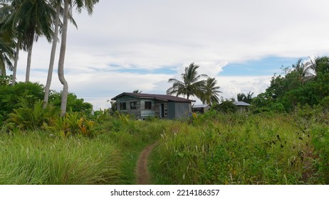 Old Wooden House On The Island Of Borneo, Malaysia