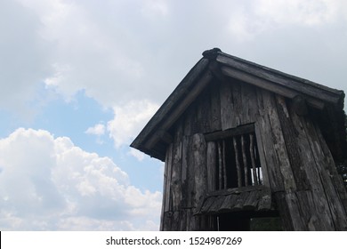 Old Wooden House On The Meadow