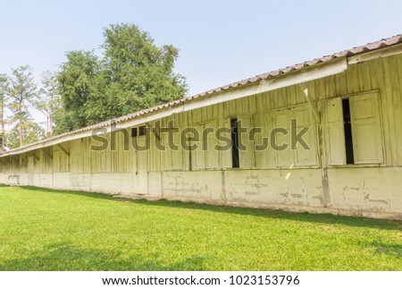 Image, Stock Photo Building shack