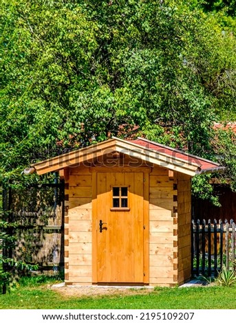 old wooden hut at a park - photo [[stock_photo]] © 