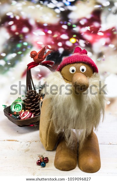 Old Wooden Norway Troll Christmas Stock Photo Edit Now 1059096827
