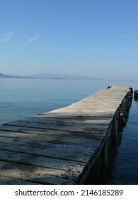 Old Wooden Peer In Water