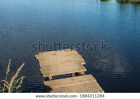 Similar – Image, Stock Photo Waterfront with small fishing boats in Spain Cadiz