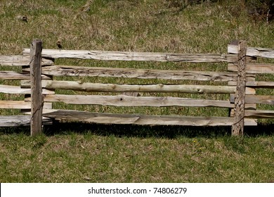 Old Wooden Rail Fence