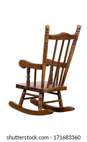 Old Wooden Rocking Chair