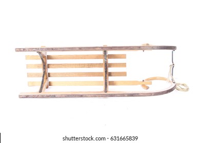 Old Wooden Sled Vintage