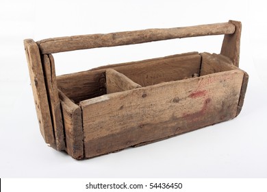 Old Wooden Toolbox With Handle