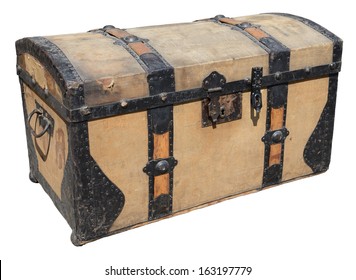 old luggage chest