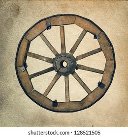 Old Wooden Wheel