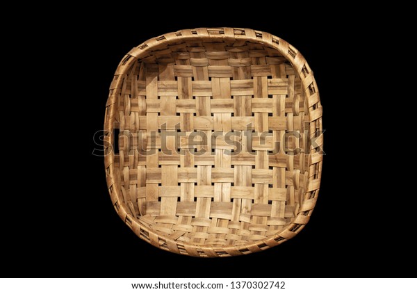 Old Wooden Wicker Baskets Fish Traditional Stock Photo Edit Now 1370302742