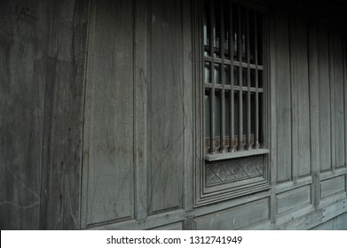 Old wooden window in the temple Thailand  - Shutterstock ID 1312741949