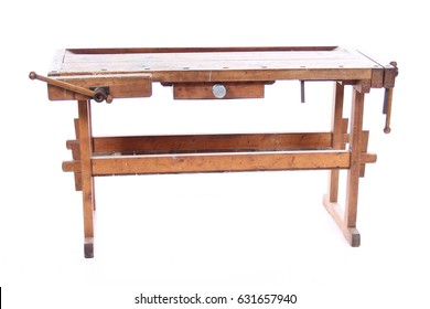 Old Wooden Workbench Bench