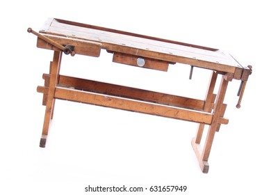 Old Wooden Workbench Bench