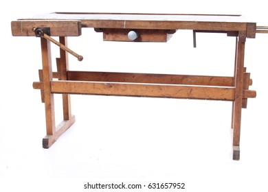 Old Wooden Workbench Bench