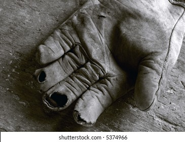 Old Working Man's Glove