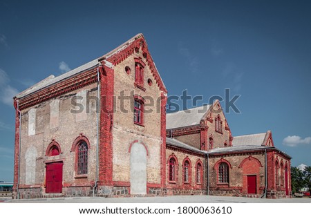 Old workshop building complex in Ventspils