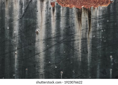 Old worn corroded metal plate grunge background or texture