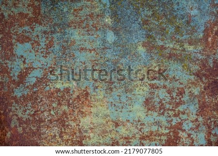 Old worn rusted metal texture. Metallic rustic urban texture wall background