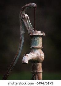 An Old Worn Water Pump