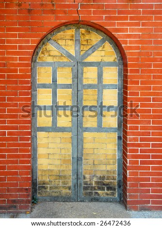Old Yellow Door Historic House Red Stock Photo Edit Now 26472436