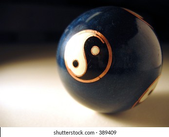 Old yin yang ball