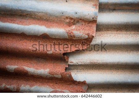 Old zinc surface background