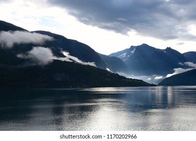 Olden Mountains In Norway