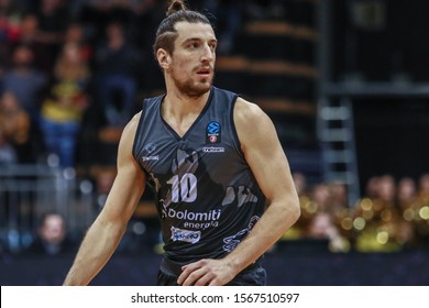 Oldenburg, Germany, November 20, 2019: EuroCup. Andres Toto Forray During The Match Between EWE Baskets Oldenburg And Aquila Basket Trento At The Kleine EWE Arena.