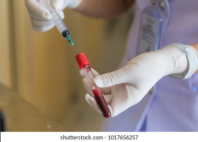 Older Asian Women Get Blood Tests