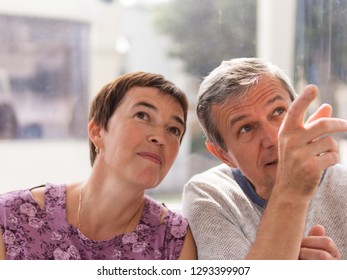 Older Couple Enjoying Their Vacation