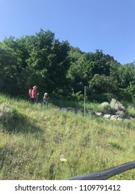 Older Couple Hiking