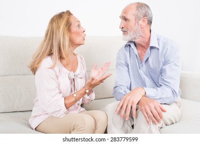 Older Couple Talking