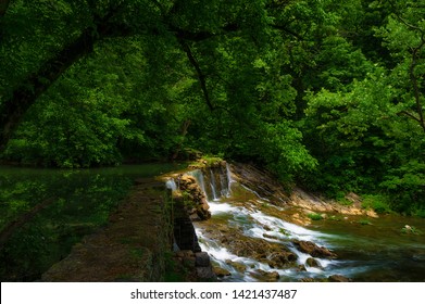 Oldest Dam In Tennessee Is On Big Creek At Amis Mill In Rogerville, Tennessee