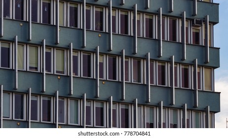 Old-fashioned office block front
