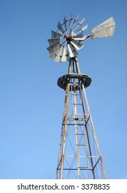 Old-fashioned windmill