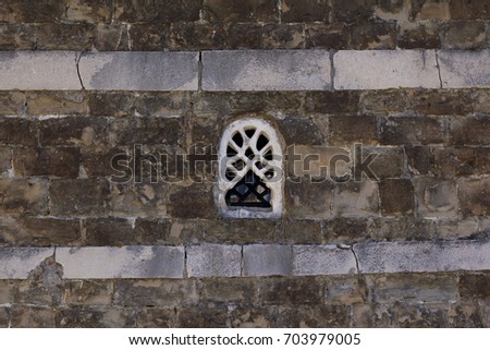Oldish window and wall