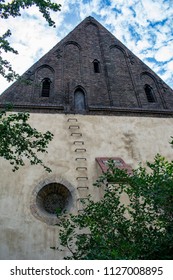 The Old-New Synagogue In Prague's Jewish Quarter Of Josefov. According To A Legend, The Mythical Golem Resides In The Attic.